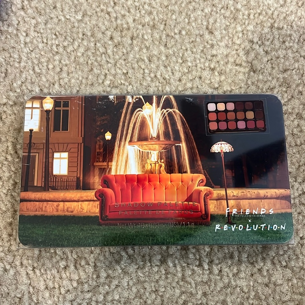 FRIENDS eyeshadow palette by REVOLUTION. Sealed. Never been open